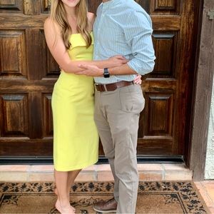 COPY - Bardot Georgia Canary Yellow Cocktail Dress